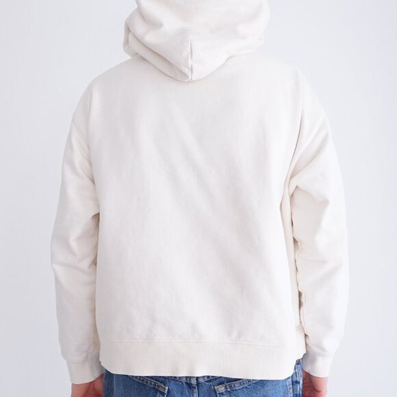We11Done Logo-Print Mirror Hoodie Ivory Streetwear Sweatshirt XS - Picture 2 of 15